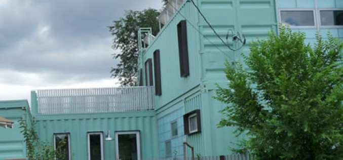 Sustainable Luxury Living, in a Shipping Container