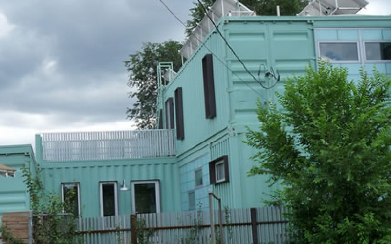 Sustainable Luxury Living, in a Shipping Container