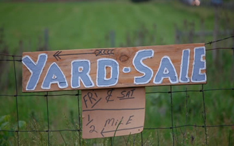 Organize Your Spring Garage Sale