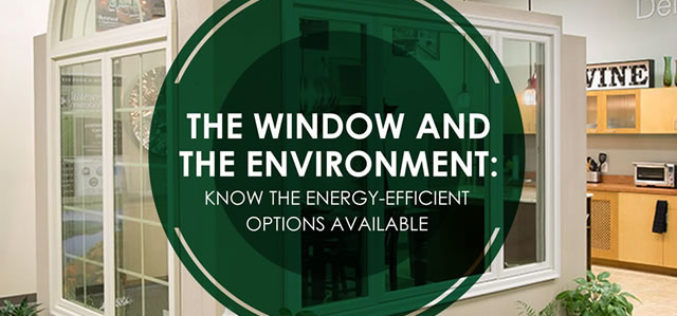 The Window and the Environment: Know the Energy-Efficient Options Available