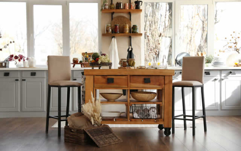Short on Kitchen Space? Try a Versatile Rolling Cart