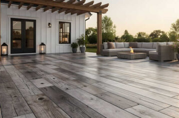 Barnwood-Look Concrete Stamping: How to Achieve Rustic Beauty Outdoors