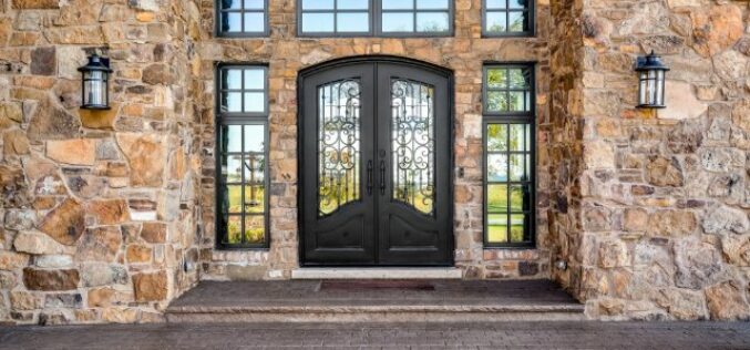 How Sidelights Change the Look of Iron Entry Doors