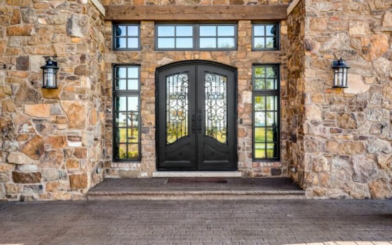 How Sidelights Change the Look of Iron Entry Doors