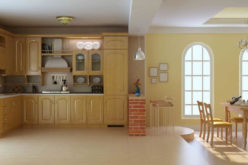 Kitchen Step-Down Dining Area