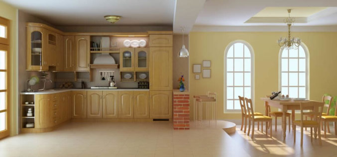 Kitchen Step-Down Dining Area