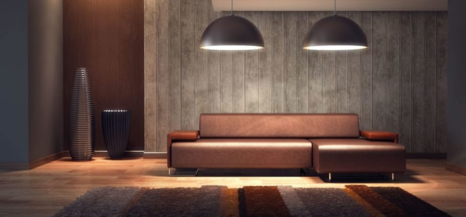 Dual Hanging Light With Big Domes