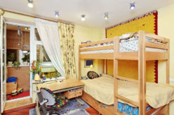 Private Teen Bedroom Attached to Small Bath Area