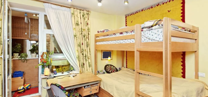 Private Teen Bedroom Attached to Small Bath Area