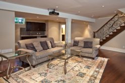 Down-in-the-Basement Entertainment Room