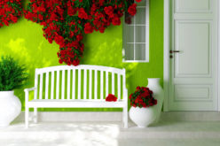 Open Porch Design for a Green House