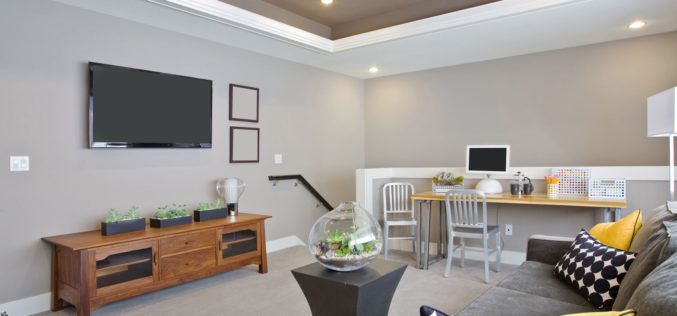 Beautiful Living Room Interior With TV