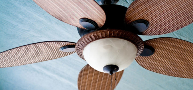 Decorative Ceiling Fan for Porch and Interior Room