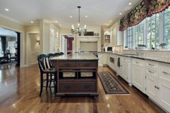 Nicely Designed Kitchen For a Long Narrow Look