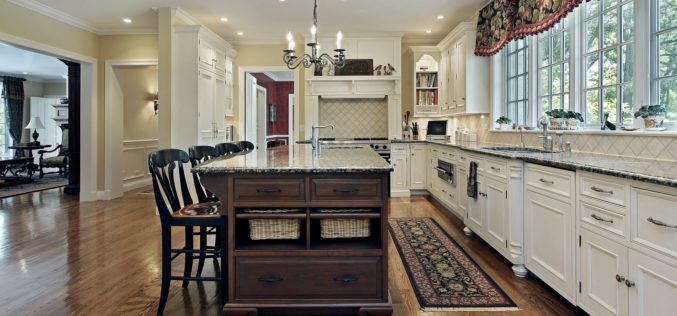 Nicely Designed Kitchen For a Long Narrow Look