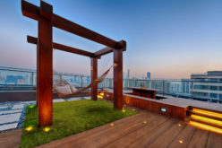 Roof Terrace Hammock Under Pergola