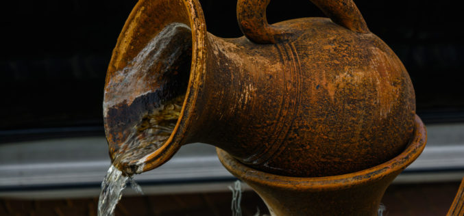 Flowing Water Is a Welcome Sound for Any Garden