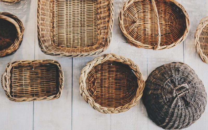 Water Hyacinth Home Storage Baskets for Easy Organization