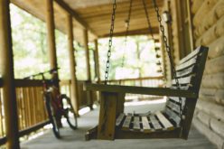 Relaxing on a Porch Swing During a Lazy Weekend Day