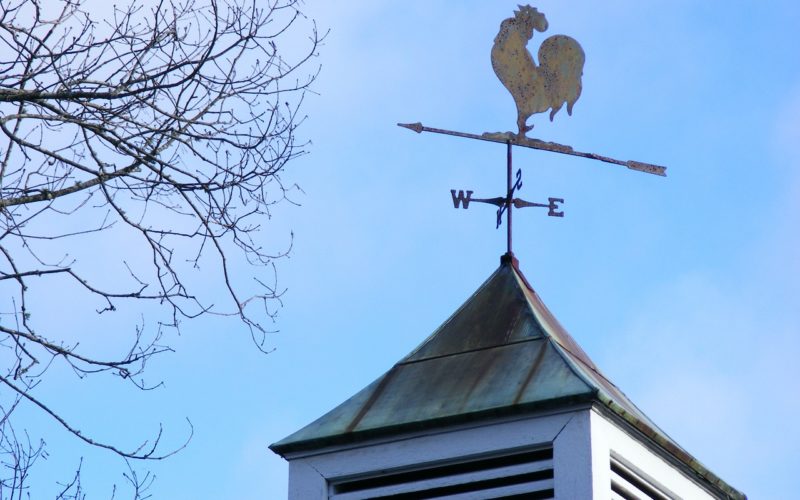 Rooftop Weathervane for Added Exterior Decor