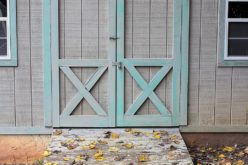 Back Yards With Beautifully Landscaped Garden Sheds