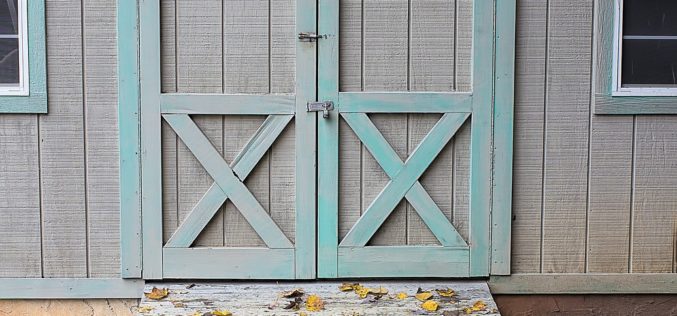 Back Yards With Beautifully Landscaped Garden Sheds