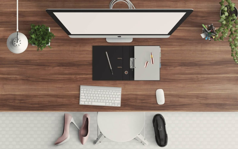 Modern Looking Home Office