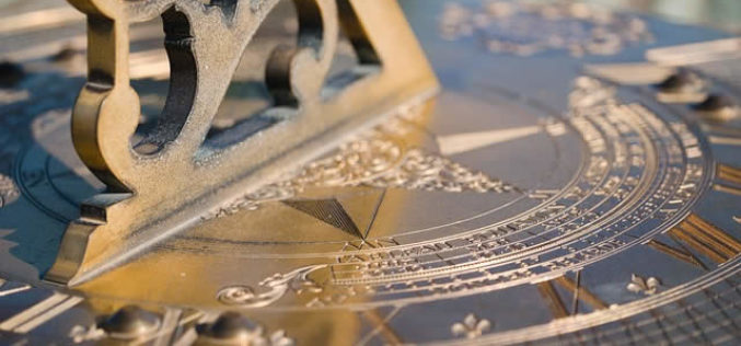 Keeping Time Outdoors with Decorative Sun Dial