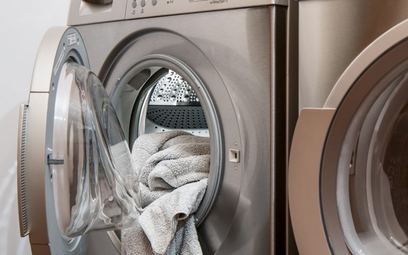 Colorful Front-Loaded Laundry Appliances