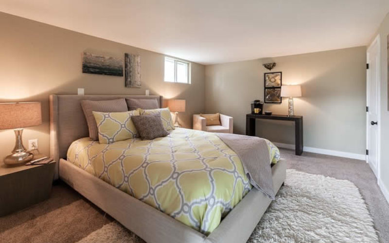 Simple Basement Bedrooms for the Extra Kids and Space