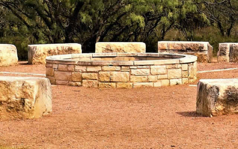 Backyard Firepit for Sitting Around the Fire