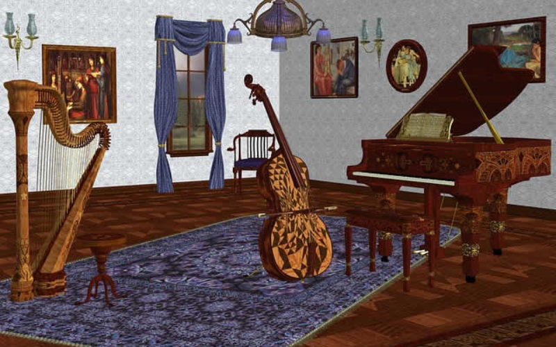 Dedicated Piano Room for Music Lovers
