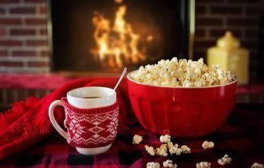 Enjoying a Fireplace