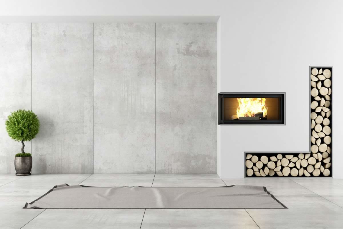 Enjoying a Fireplace