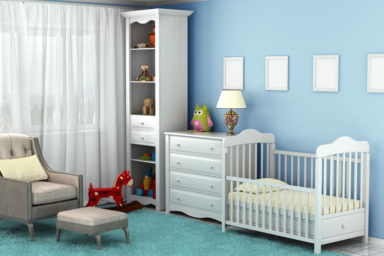nursery room storage ideas