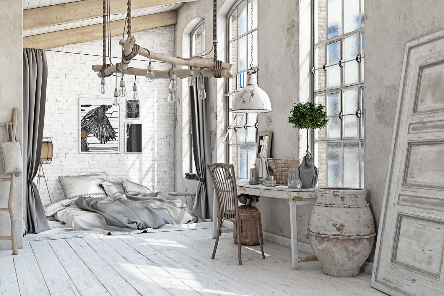 how to integrate new furniture with old