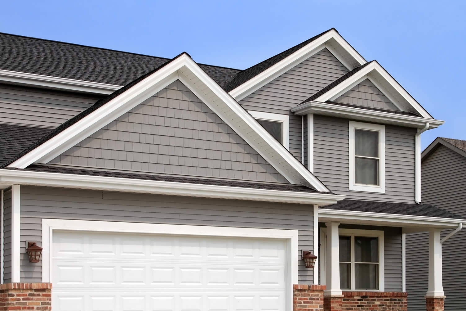 finish the exterior facade
