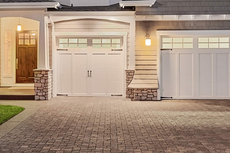 brick driveway