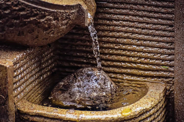 prepare your garden for a fountain installation
