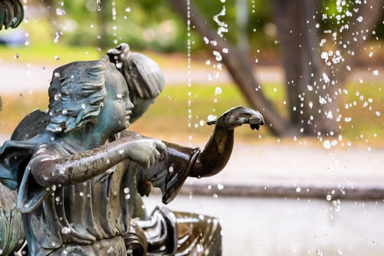 prepare your garden for a fountain installation