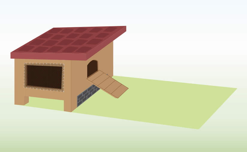 how to build a chicken run