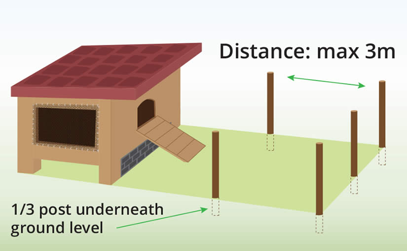 how to build a chicken run