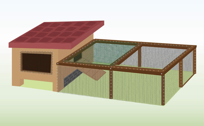 how to build a chicken run