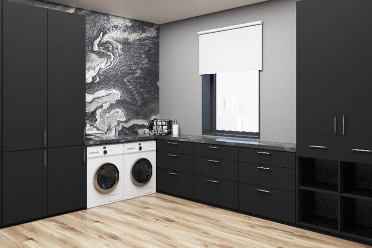 designing a luxurious laundry room