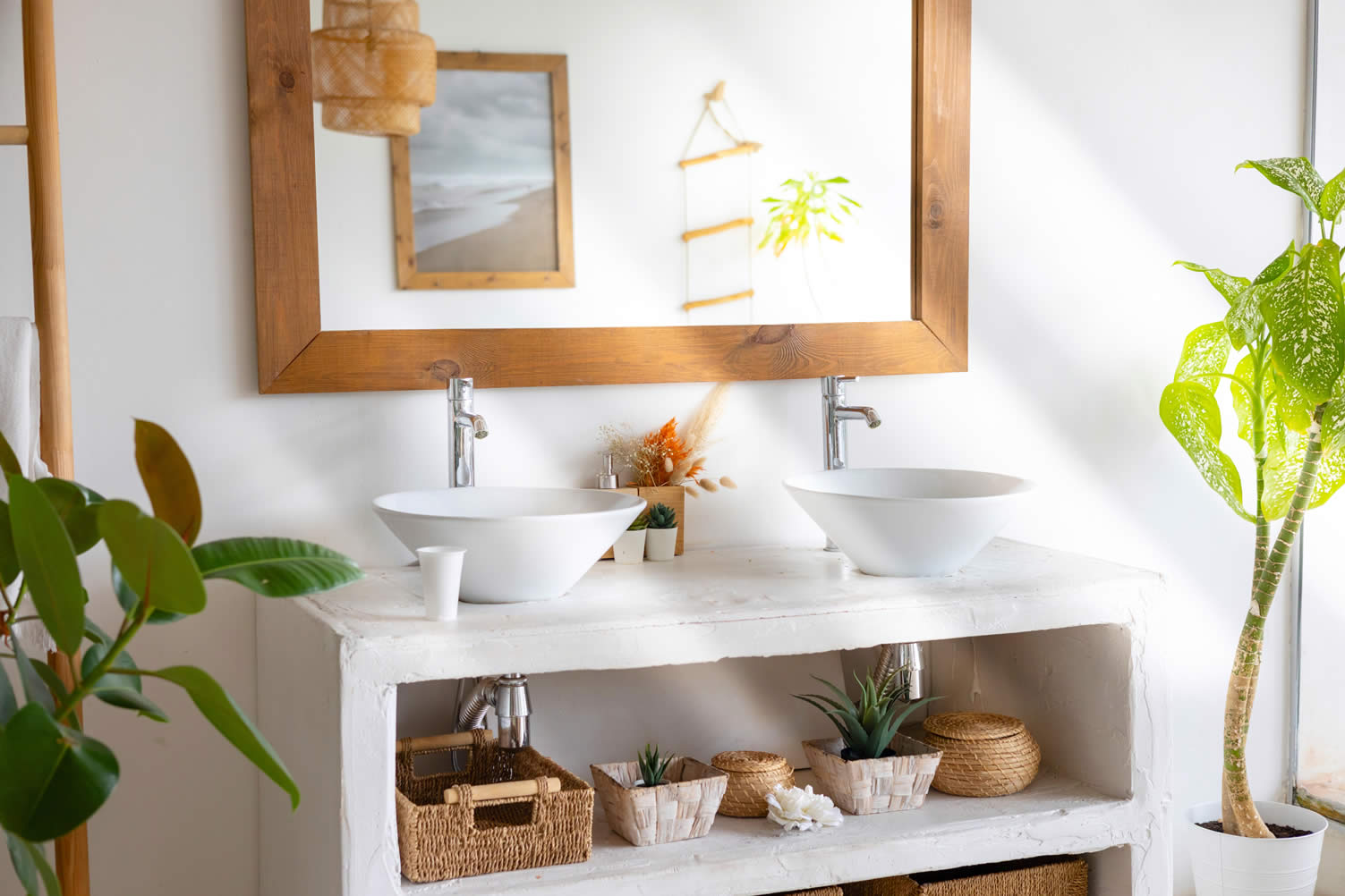 how to create an industrial bathroom