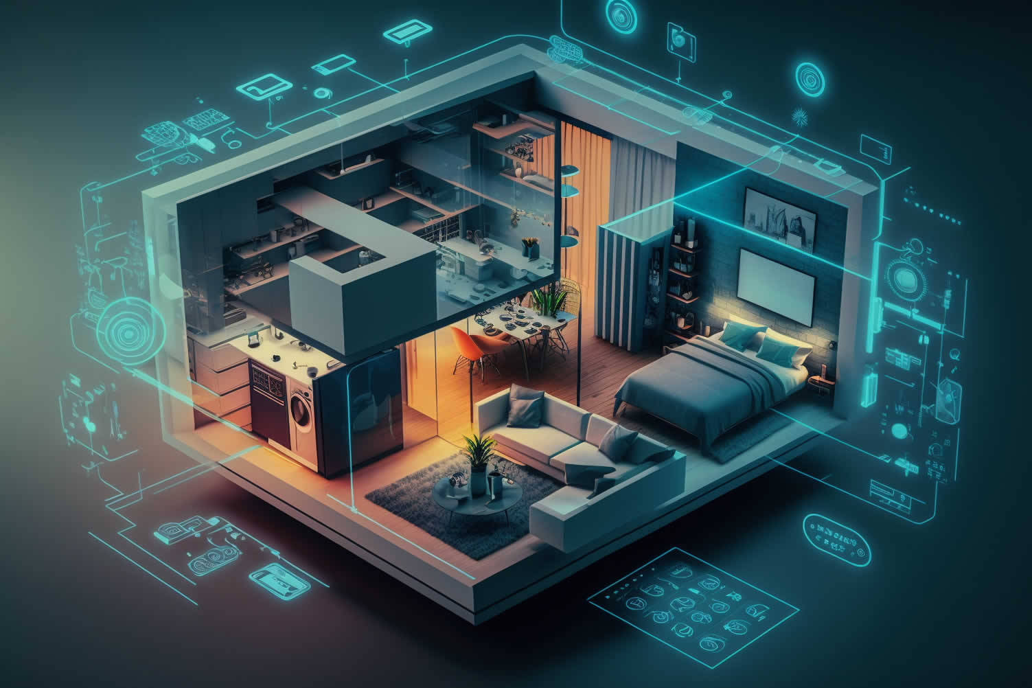 designing a small bachelor apartment