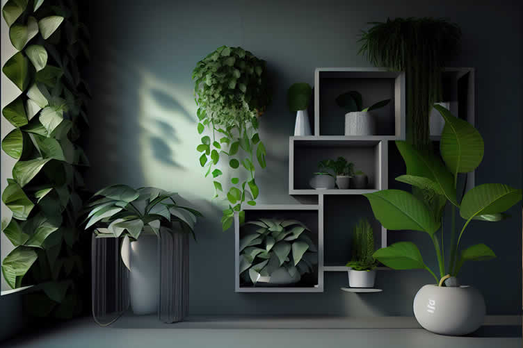 Ways to Display Houseplants In An Interior Room Setting | Photo ...