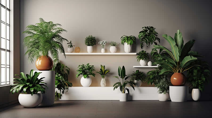 Ways to Display Houseplants In An Interior Room Setting | Photo ...