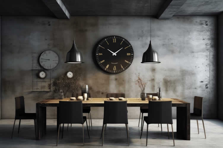 oversized wall clock