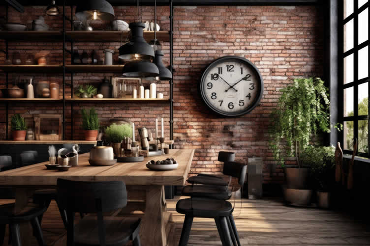 oversized wall clock